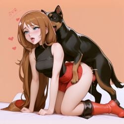 1girls ai_generated lazor serena_(pokemon) tagme zoophilia