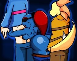 aged_up ass breasts frisk monster_girl monster_kid penetration sex toby_fox undertale undertale_(series) undyne