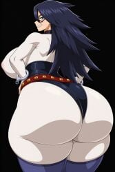 ai_generated big_ass big_butt bubble_butt goldencum34 huge_ass huge_butt kayama_nemuri looking_at_viewer looking_back midnight_(my_hero_academia) my_hero_academia nemuri_kayama nipples_visible_through_clothes sideboob thick_thighs wide_hips