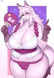 anthro big_breasts fox huge_breasts kemono sususuigi