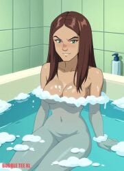 1girls bath brown_hair bubbleteexl laura_kinney marvel tub x-23 x-men x-men_evolution