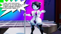 anthro big_breasts comic english english_text female female_protagonist freedom_planet freedom_planet_2 looking_at_viewer neera_li panda pole sahanovazamat video_games wink winking_at_viewer