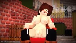 3d ahe_gao animated artificial_vagina balls big_breasts cum cumshot ejaculation erection futanari huge_cock iamcringe masturbation minecraft onahole orgasm penis pubic_hair solo tagme video