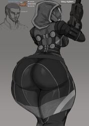 ass ass_bigger_than_head big_ass bottom_heavy clothed fat_ass hips_wider_than_shoulders huge_ass huge_hips male mass_effect quarian runawaystride tagme tali'zorah_nar_rayya thick_ass thick_thighs wide_hips