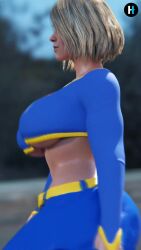 1girls 3d 9:16 animated blender blonde_hair bouncing_breasts crop_top curvy dc dc_comics heracles3dx injustice_2 kara_danvers kara_zor-el large_ass large_breasts light-skinned_female light_skin panties red_panties short_hair shorter_than_30_seconds skirt solo sound supergirl superman_(series) underboob upskirt vertical_video video walking