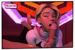 1boy 1girls 3d 3d_animation accurate_art_style animated barefoot big_penis blonde_female blonde_hair blowjob blowjob_face blue_eyes clothed clothed_female clothing cock_worship delightss eyebrow_piercing feet female full_color gap_teeth gwen_stacy gwen_stacy_(spider-verse) hand_on_penis licking licking_penis light-skinned_female light-skinned_male light_skin looking_at_viewer male male_pov marvel marvel_comics moaning_in_pleasure mp4 oral penis penis_licking pierced_eyebrow pink_highlights pov pov_crotch pov_eye_contact pov_male soles sound spider-gwen spider-man_(series) superhero superhero_costume superheroine tagme the_pose toes unseen_male_face video