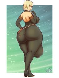 1futa 2024 ass ass_bigger_than_head back back_view balls balls_bigger_than_head better_version_at_source blonde_hair breasts bulge clothed clothing cra dofus elf evangelyne fibilis fully_clothed futa_only futanari gigantic_ass huge_ass huge_balls huge_cock humanoid light-skinned_futanari light_skin penis pointy_ears short_hair sideboob solo standing thick_thighs wakfu wide_hips