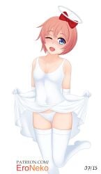 angel cosplay doki_doki_literature_club eroneko halloween halloween_costume sayori_(doki_doki_literature_club)