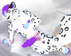 2021 4_toes 5_fingers anthro blue_eyes digital_media_(artwork) eyebrows eyelashes feet felid fingers furry leopard male male_only mammal pantherine smile solo solo_male tai_l_rodriguez toes