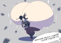 accident ass_expansion big_ass big_booty big_butt blue_hair bottom_heavy colossal_ass dumptruck_ass dumptruck_butt gigantic_ass gigantic_butt glasses huge_ass hyper little_witch_academia long_hair massive_ass massive_thighs milf secca_(artist) teacher thick_ass thick_legs thick_thighs ursula_callistis witch witch_hat