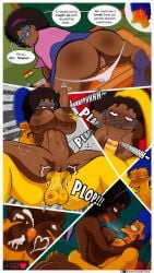 1girls 20th_century_fox 20th_century_studios african_female afro awesomemazda04 bedroom_eyes big_breasts big_butt black_female black_hair black_women blue_glasses blue_hair blush blush_lines bodily_fluids breast_squish breath brown_areola brown_nipples cardiac_monitor cel_shading chair chalkboard classroom classroom_desk colored_nails comic comic_page cum cum_between_breasts cum_on_breasts curly_hair dark-skinned_female dark_body dark_skin dialogue dot_eyes ejaculation english_text eyelashes female female_penetrated finger_to_mouth flag futanari futanari_penetrating futanari_penetrating_female ghanaian_flag glands green_background gynomorph gynomorph_penetrating_female hairband hand_on_breast hand_on_butt heart_beat heart_symbol hi_res holding_onto_partner human interracial intersex intersex/female intersex_penetrating_female kiss_mark kiss_mark_on_balls kiss_mark_on_breast kiss_mark_on_face leaking_vagina lips marge_simpson motion_lines onomatopoeia panties panties_down penis pink_shirt purple_lips rayshelle_peyton saliva saliva_string shaded sitting_on_another sitting_on_chair speech_bubble sweat sweatdrop teacher the_simpsons titjob tongue tongue_out watermark yellow_body