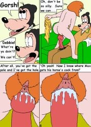 anthro anthro_only bodily_fluids bow_tie canid clitoral_hood clitoris clothed clothed_male clothing comic comic_page debbie_dune dialogue disney duo english_text female female_penetrated furniture genital_fluids genitals goof_troop goofy_(disney) hairy_pussy incest_(lore) kthanid_(artist) male male/female male_penetrating male_penetrating_female mammal nude_female open_mouth page_8 page_number penetration penile penile_penetration penis penis_in_pussy pussy pussy_juice_on_penis sex shirt sofa text topwear urethra vaginal_fluids vaginal_penetration