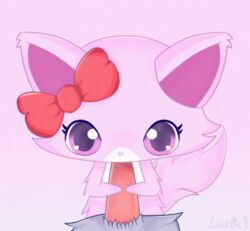 1boy 1boy1girl 1girls accessory animated anthro bodily_fluids cum cum_in_mouth cum_inside dian_(jewelpet) domestic_cat duo felid feline felis fellatio female female_focus first_person_view fluffy fluffy_tail fur garnet_(jewelpet) genital_fluids genitals hair_accessory hair_ribbon hairbow jewelpet jewelpet_(series) jewelpet_(species) looking_at_viewer luniel male male/female mammal oral oral_penetration penetration penile penis persian_cat pink_body pink_fur ribbons sanrio sega sega_fave sega_toys sex simple_background