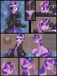 2021 3:4 absurd_res animal_genitalia animal_penis balls bulge closed_eyes comic cutie_mark dialogue digital_media_(artwork) dosh duo english_text equid equine equine_penis eye_patch eyelashes eyewear fellatio female feral friendship_is_magic futanari future_twilight_sparkle genital_outline genitals gynomorph gynomorph/female hasbro hi_res horn intersex intersex/female licking mammal medial_ring my_little_pony oral penile penis penis_lick penis_outline purple_eyes purple_penis scar selfcest sex square_crossover text tongue tongue_out twilight_sparkle_(mlp) unicorn vein