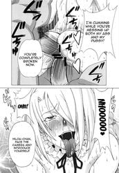 ahe_gao beelzebub_(manga) bondage camera crying double_penetration filming hilda_(beelzebub) male penis pip_(artist)