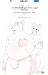 2021 anthro balls belly bulge clothing delsol duo english_text fur genitals hi_res humanoid_hands male male/male mammal moobs mouse murid murine overweight overweight_male pink_nose rodent text underwear white_body white_fur