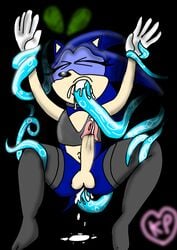 anal chaos_(sonic) crossdressing male male_only sega sonic_(series) sonic_the_hedgehog sonic_the_hedgehog_(series) tentacle