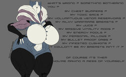 big_breasts big_thighs breasts chubby coolmaster98 female hand_on_breast hand_on_hip hips huge_breasts huge_thighs large_breasts large_thighs saryn_(warframe) simple_background text thick_thighs thighhighs thighs voluptuous warframe watermark wide_hips