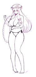big_breasts bikini breasts female patchouli_knowledge swimsuit tagme touhou