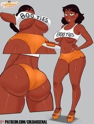 1girls ass athletic_shorts big_ass big_breasts big_butt brown_skin bubble_butt butt cartoon_network clothing coldarsenal connie_maheswaran crystal_thots curvy curvy_figure dark-skinned_female dark_skin dat_ass fat_ass female female_only g-string heels high_heels hotpants indian large_ass large_breasts legs minishorts platform_heels shorts solo solo_female sportswear steven_universe thick thick_ass thick_thighs thighs thong underboob voluptuous wide_hips