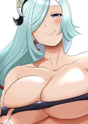 shenhe (genshin impact) from genshin impact by rakugakinyaraku