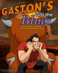 beauty_and_the_beast_(1991_film) comic_cover disney disney_villains drawnthatwayxx enchantedhentai.com gaston male male_only