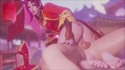 3d animated balls balls_deep chinese_clothes clothed clothed_female_nude_male clothed_sex clothing coombot_(artist) diana_(league_of_legends) feet firecracker_diana league_of_legends lunar_new_year lunar_revel_series no_sound purple_hair red_nails shoes shoes_removed soles tagme toes toes_scrunch toes_spread vaginal_penetration video