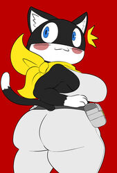 ass big_butt breasts cleavage female morgana_(persona) rule_63 shortstack toonarscontent