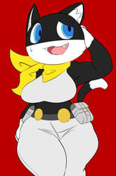 a_cat_is_fine_too ass big_butt breasts cleavage female morgana_(persona) rule_63 shortstack toonarscontent