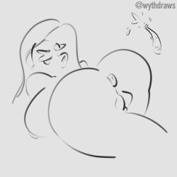 anus ass female long_hair looking_backussy sketch solo wythdraws