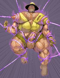 balls bara big_balls big_pecs big_penis boner bound dilf erection gay hairy hermit_purple jojo's_bizarre_adventure joseph_joestar male male_only muscles muscular old_joseph paprikaboy penis ripped_clothing solo solo_male stand_(jjba) stardust_crusaders