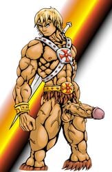 1boy he_man huge_muscles human male_only masters_of_the_universe penis solo standing tagme