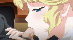 animated blonde_hair blue_eyes blush fellatio female human male maria_(victoria_maid_maria_no_hoshi) mouth oral penis straight victoria_maid_maria_no_hoshi