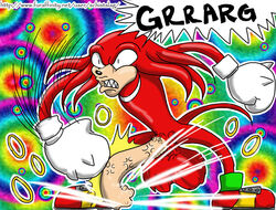 hyper knuckles_the_echidna male_only schistslag sonic_team tagme