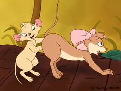 anthro bow cynthia_brisby don_bluth fisting furry incest mouse nameless_one_(artist) secret_of_nimh teresa_brisby ugly_duckling