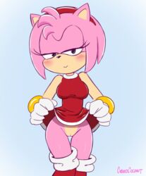 amy rose from sega by cubedcoconut