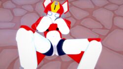 3d catgirl furry koikatsu medarot peppercat renhentai robot_girl vagina