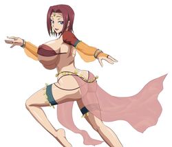 1girls ass breasts code_geass dancing erect_nipples female female_only huge_ass iwao178 kallen_stadtfeld large_ass large_breasts nipples seductive skimpy solo