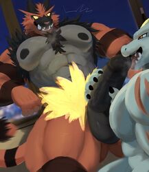 incineroar from nintendo by nukochi