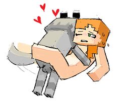 alex_(minecraft) ambiguous_penetration anus balls bestiality black_eyebrows blush blush_lines bodily_fluids canid canine canis cube_head cubic_body duo eyebrows eyelashes featureless_feet featureless_hands female feral from_front_position frown fur genitals green_eyes grey_body grey_fur hair heart human long_hair looking_at_another looking_at_partner looking_pleasured lying male male/female mammal microsoft minecraft missionary_position mojang nude on_back on_top one_eye_closed open_frown open_mouth orange_hair pale_wolf_(minecraft) pawpads paws penetration ponytail raised_tail sex side_ponytail simple_background square_head sweat tail_motion teeth teeth_showing video_games white_background wolf wolf_(minecraft) worm_(artist) xbox_game_studios zoophilia