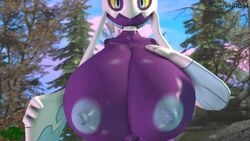 1girls 3d animated female female_only froslass hyper hyper_breasts large_breasts loop nintendo no_sound pokemon rgtdwtbr solo source_filmmaker tagme video