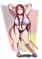 uzumaki kushina from naruto by opticdeviant