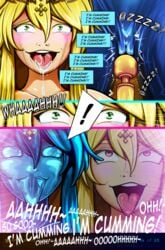 artoria artoria_pendragon_(fate) artoria_pendragon_(lancer) bdsm_gear biological_unit blonde_eyebrows blonde_hair bondage bondage_furniture bondage_gear bondage_outfit comic comic_cover comic_page core_life_unit crown encasement english_text fate/grand_order fate/stay_night fate_(series) female female_focus female_only fetish_studio fetishabyss fetishstudio gold gold_(metal) gold_encasement gold_eyes gold_hair golden_eyes golden_hair green_eyes inanimate inanimate_transformation latex latex_bondage latex_encasement latex_suit mineralization page_14 parody parody_comic parody_porn petrification petrified rhongomyniad statue subscribestar_username transformation transformation_sequence