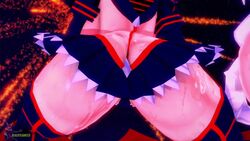 16:9 3d animated ass ass_focus ass_play ass_shake big_ass black_hair black_sleeves blackflames3 blue_eyes blush breasts close_up digital_media_(artwork) female from_behind heels hi_res high_heel_boots junketsu kill_la_kill kiryuuin_satsuki large_ass matoi_ryuuko microskirt multicolored_hair music senketsu sound tagme thick_thighs thighhighs twerking video white_sleeves