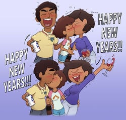 1boy 2022 2d 2girls adult adult_and_teenager age_difference amphibia anne_boonchuy bad_parenting bee_boonchuy beer beer_can bisexual blush clothed clothes clothing disney disney_channel disney_xd drunk drunk_bubble family father_and_daughter fully_clothed hand_on_hip happy_new_year holding_breast hugging imminent_incest incest kissing mannysdirt medium_breasts mother_and_daughter mr._boonchuy mrs._boonchuy older_female older_male older_man_and_teenage_girl older_woman_and_teenage_girl oum_boonchuy party small_breasts standing straight_hair sweat teenage_girl teenager thai wine wine_glass young younger_female