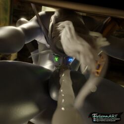 3d 69 69_position barn blowjob cum_in_mouth cum_in_throat domination draenei ferlynn futa_on_female futanari horsecock ishari laxiny lingerie night_elf pussy_licking upside-down world_of_warcraft