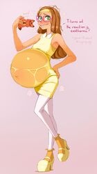 1girls big_hero_6 breasts female female_only honey_lemon huge_belly marvel marvel_comics pregnant ready_to_pop solo susfishous