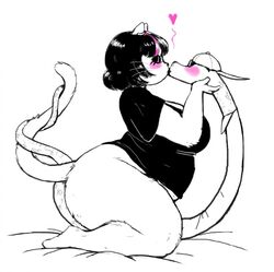 anthro ass belly big_ass big_breasts big_butt biped black_hair blush blushing_profusely bottomless bottomless_female breasts canon_couple catti_(deltarune) closed_eyes clothed clothes clothing curvy curvy_figure deltarune digital_media_(artwork) domestic_cat duo ear_piercing eyeshadow eyewear felid feline felis female fur hair hat headgear jockington_(deltarune) kissing kneeling large_ass large_breasts larger_female lipstick makeup mammal outta_sync overweight overweight_female piercing reptile scalie shiet side_view simple_background sitting snake sunglasses tail tail_coil tail_grab thick_thighs topwear undertale_(series) voluptuous white_background wholesome wide_hips