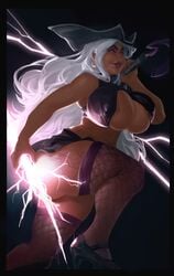 big_ass breasts eclipse eclipse_(oc) pirate purple_eyes silver_hair viriden wide_hips