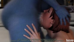 1futa 1girl1futa 1girls 3d alien alien/human alien_futanari asari_futanari balls_deep banap big_balls big_penis blender blender_(software) blue_skin comic comic_page commander_shepard cum cum_in_mouth cum_in_stomach cum_in_throat cum_inside deepthroat dialogue english english_text face_fucking female femshep futa_on_female futanari human interspecies liara_t'soni mass_effect no_nut_november oral red_hair text throat_bulge throat_fuck